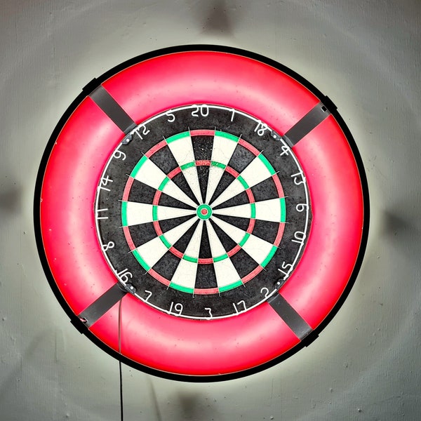 Dart Beleuchtung Dartring 360 Rundum LED Bausatz für WINMAU Steeldart Ringleuchte Rundumleuchte