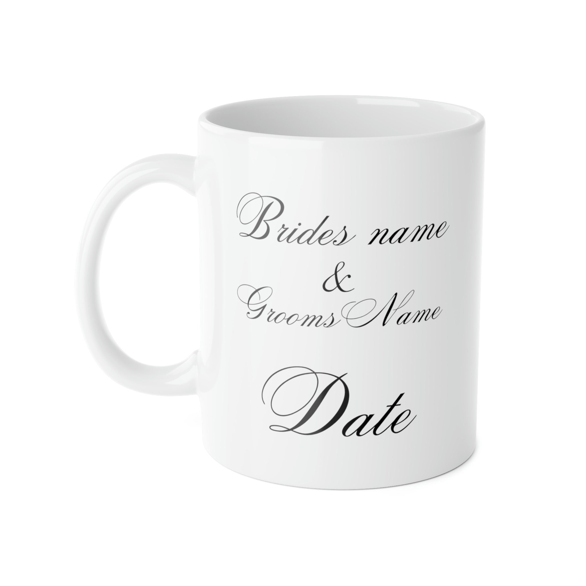 Personalized Wedding Coffee Mug Wedding Favors Personalized Etsy