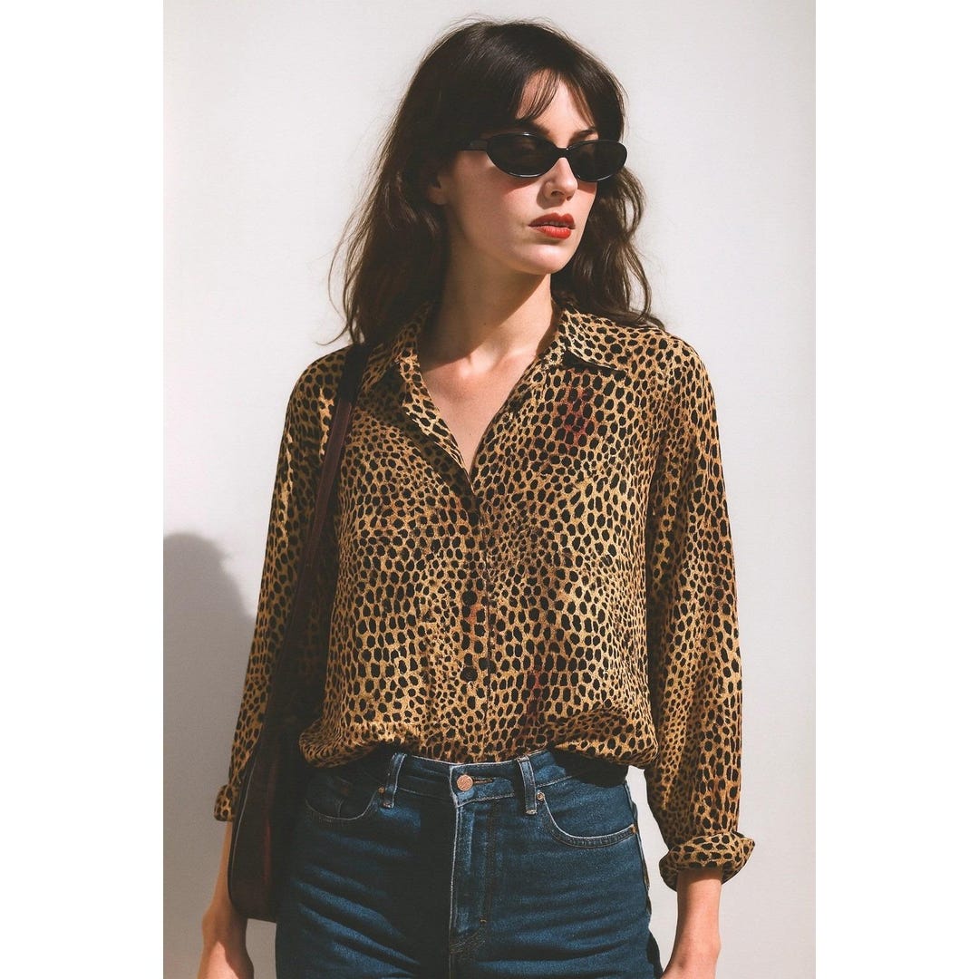 Selene Sage Embroidered Blouse
