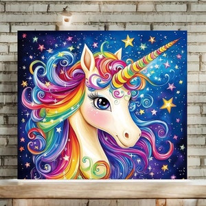Unicorn Puzzle - Children&#39;s Jigsaw Activity Game - 120, 252, 500-Piece Challenge, Vibrant Colors, Excellent Gift for Toddlers, Girs, Kids