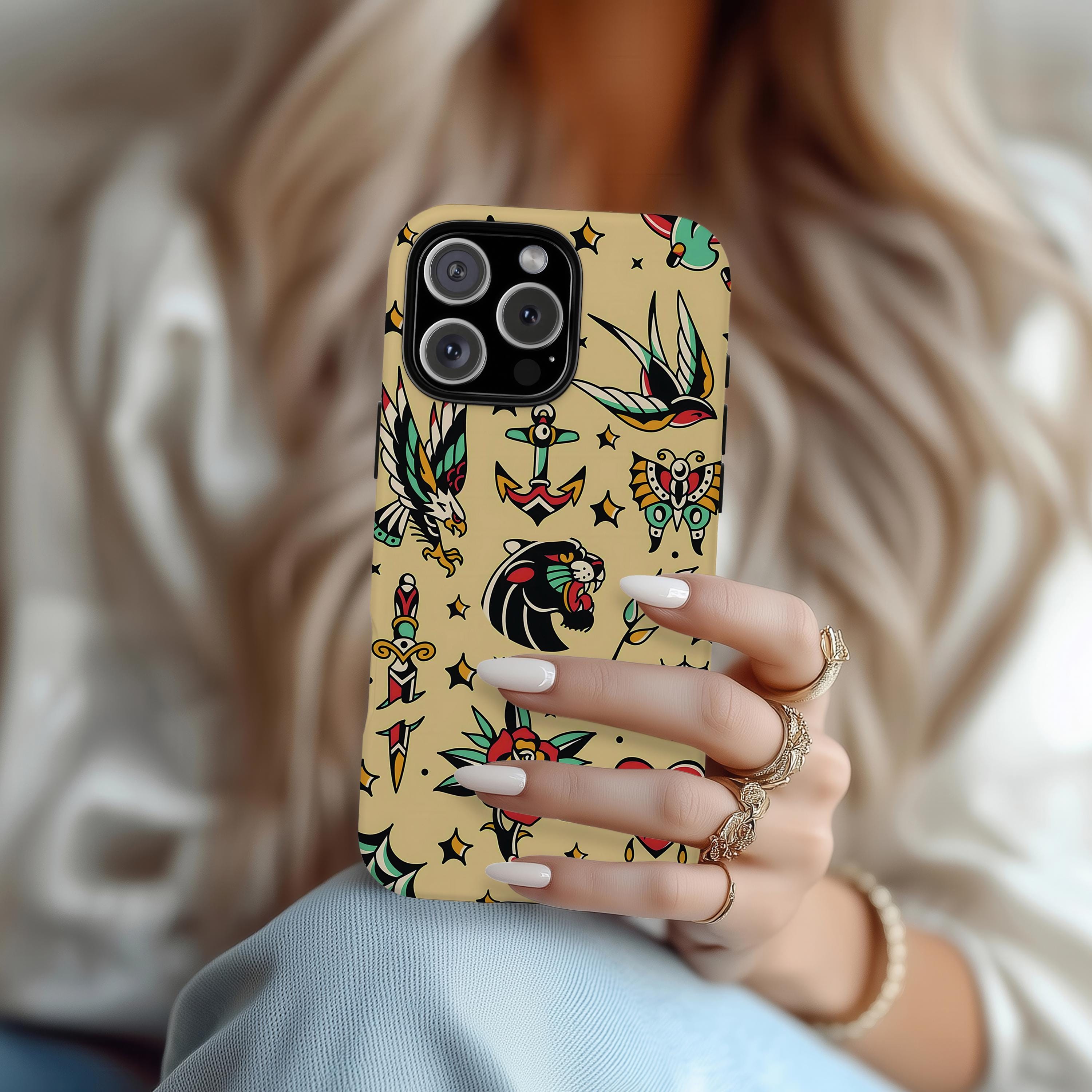 Tattoo phone case - Etsy 日本