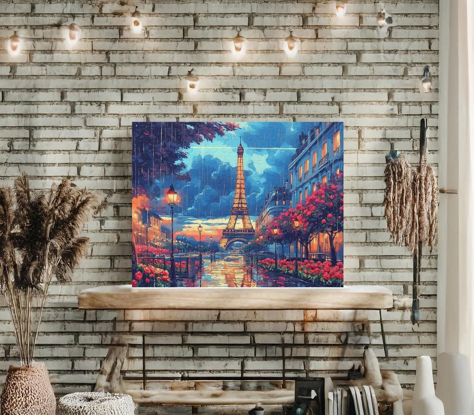 パリタワー絵画プリントパズル フランス旅行のお土産パズル