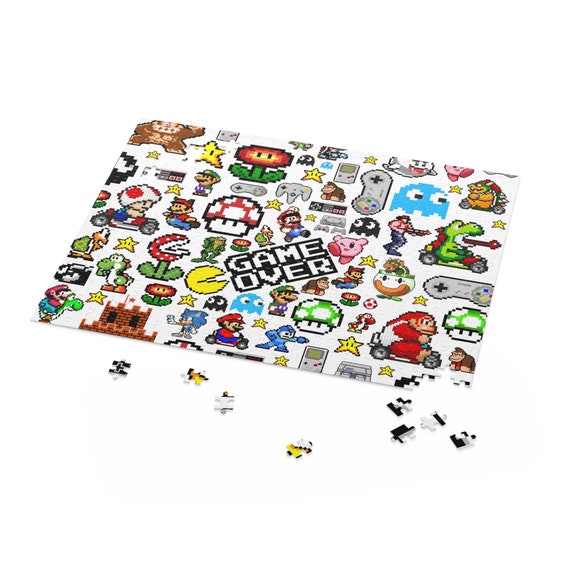 アーケードゲームパズル / レトロビデオゲームマリオパズル / 8ビット
