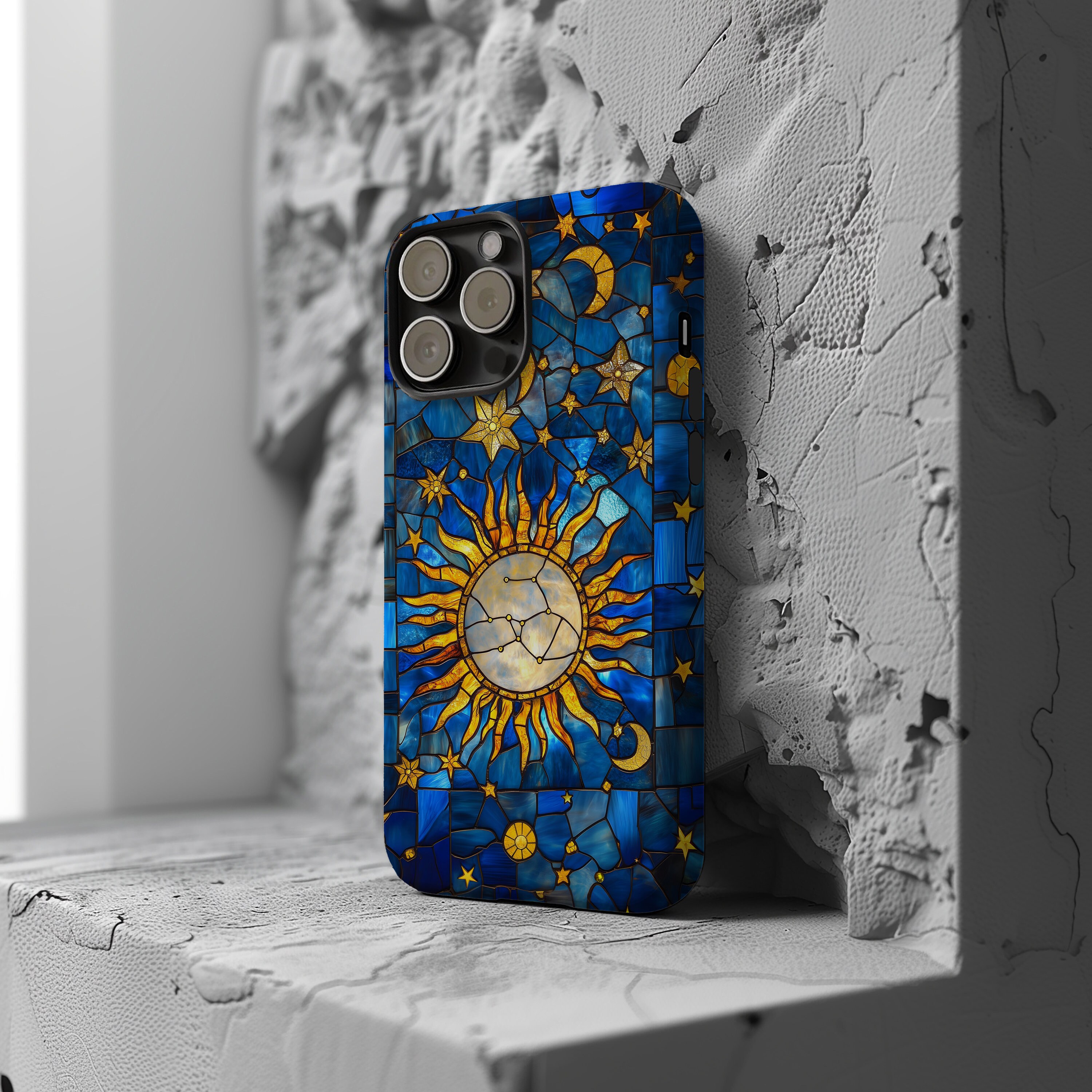 ステンドグラス 星空 宇宙 天国 タフケースカバー | iPhone PRO Max