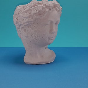 Fioriera in cemento venere vaso porta fiori dea volto donna bomboniera nozze