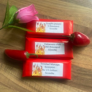 Chilli chocolate. Quality dark Belgium chocolate with a choice of chilli heat and flavours.