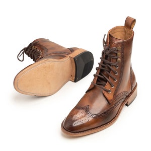 Brogue Boots Etsy Canada