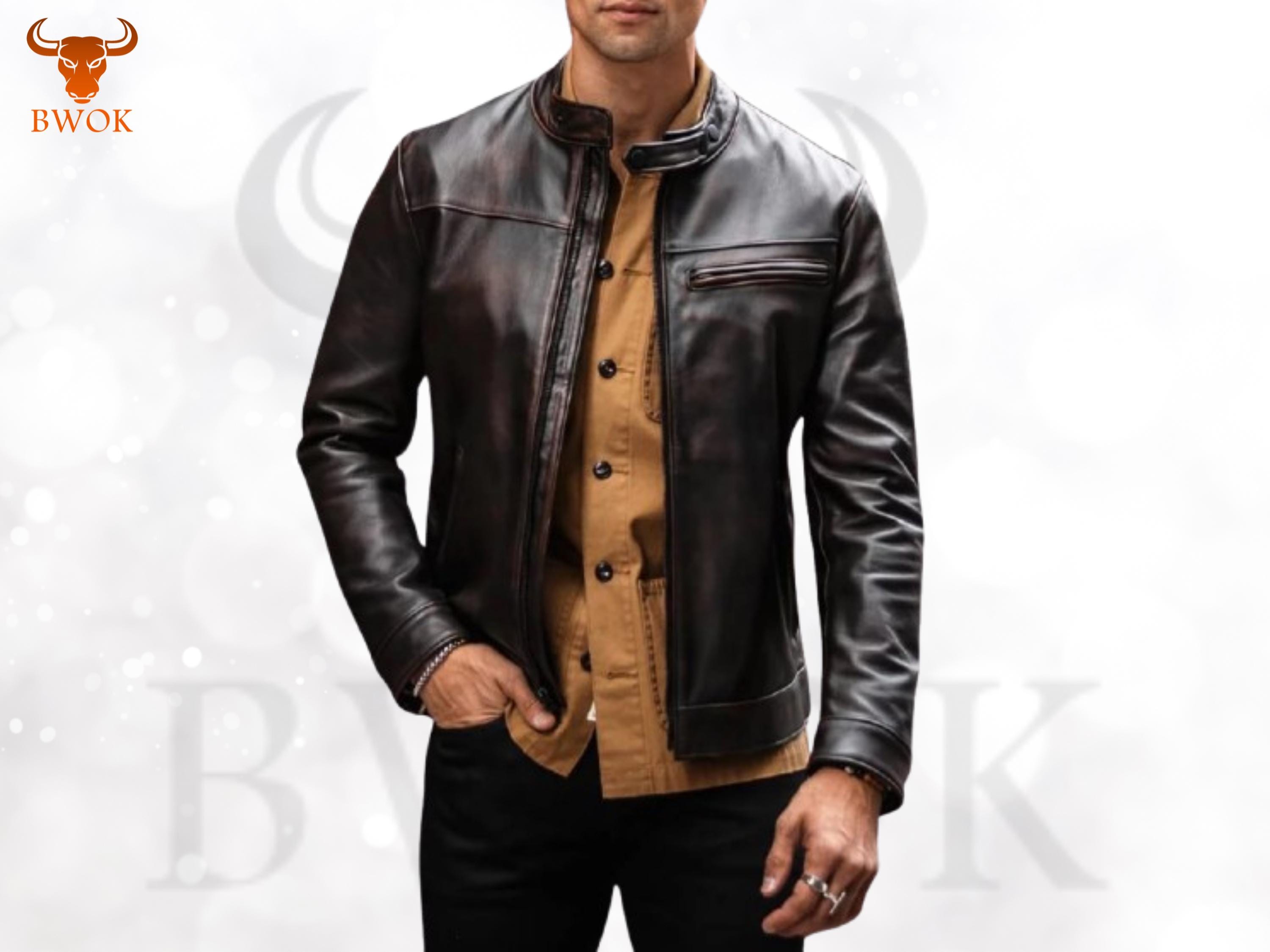 Leather Blazer Pull And Bear Lederblazer Leather Jacket Pull And