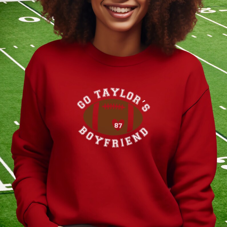 Go Taylors Boyfriend Sweatshirt Travis and Taylor Taylors Etsy