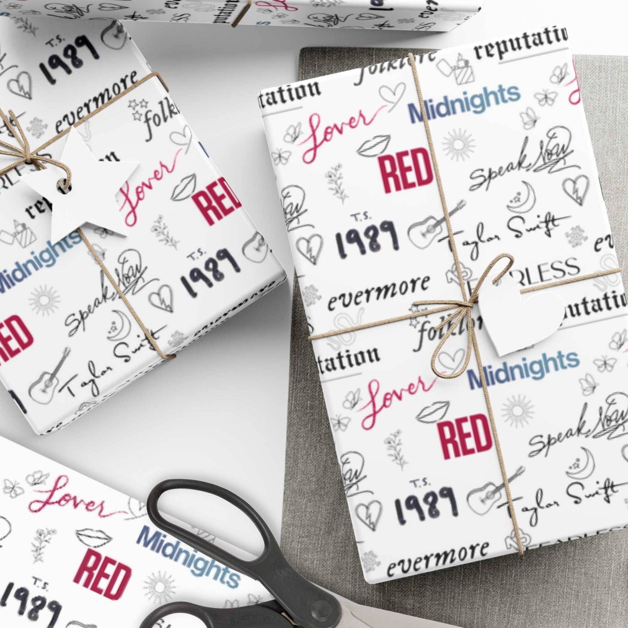 Taylor Swift Inspired Wrapping paper sheets — Super Awesome Mix