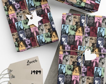 Taylor Swift Wrapping Paper, Swiftmas, Taylors Version, Swiftie Gift Wrap, Eras Tour, Xmas Wrapping Paper, Taylor Swift Christmas Gift, Bday