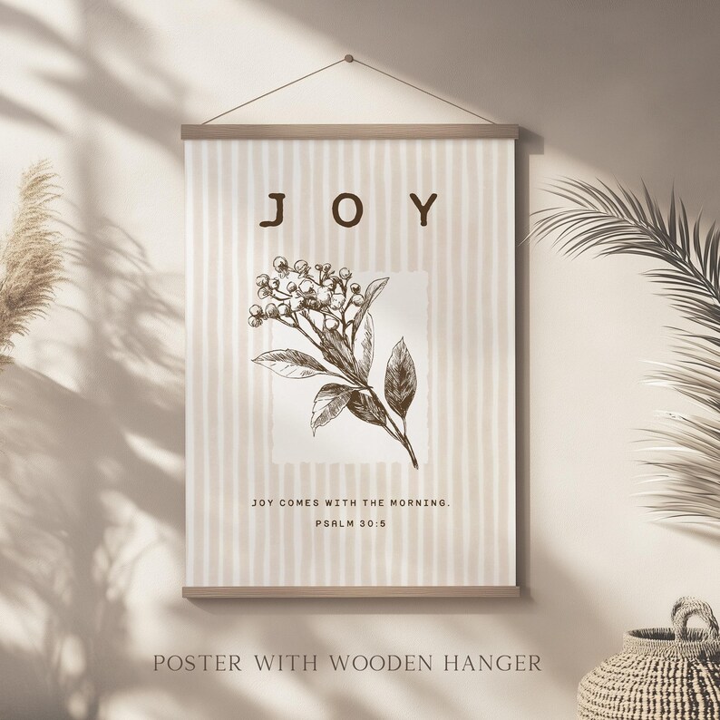Fruit of the Spirit Bible Verse Wall Art Poster/canvas Set of 9 ...
