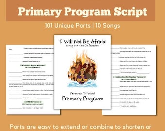 Programma della Primaria 2026 / Schema della presentazione della Primaria LDS / L'Antico Testamento / Fiducia in Dio / Storie dell'Antico Testamento e Profeti