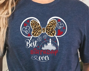 Disney Best Birthday Ever Shirt, Disney Birthday Shirt, Mickey Minnie Birthday, Disney Birthday Party Shirt, Disney Birthday Matching Shirts