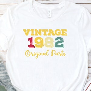 Vintage Birthday Shirt, Vintage Bundle, Vintage Shirt, Custom Birthday Shirt, Personalized Birthday Gift, 19631973 1983 30th 40th 50th Gifts