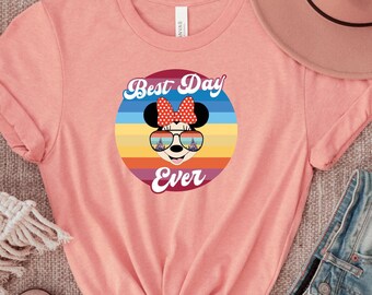 Chemise Disney, chemise Disney pour femme, chemise avec oreilles Disney, T-shirt unisexe Disney pour femme, chemise silhouette Mickey Disney, t-shirt pour enfant