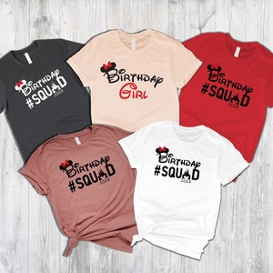 バースデーガールシャツ、バースデースクワッドシャツ、バースデーガールTシャツ、バースデーシャツ、バースデーパーティーTシャツ、バースデーギフト、バースデークルーシャツ