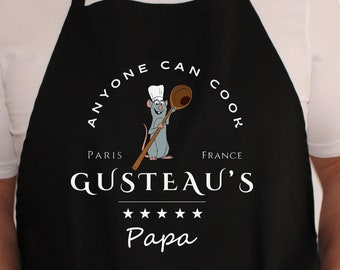 Ratatouille Apron: Chef Mouse Kitchen Gift