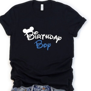 Boys Birthday Shirt -Birthday Squad Shirt- Birthday Shirt - First Birthday Shirt - Birthday Shirt for Boys -Disneyland Birthday