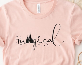 Camiseta mágica, camiseta de vacaciones de Disney, camiseta divertida de Disney, camiseta de Disney para mujer, camiseta familiar de Disney, camiseta de viaje de Disney, camiseta de Disney World