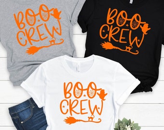 Camiseta de Halloween de Boo Crew: Camiseta de disfraz familiar a juego