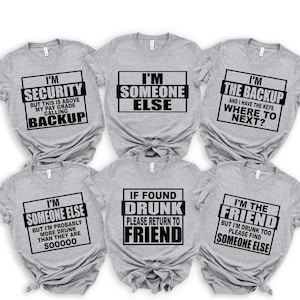 Funny Group Drinking Shirts: If Found Drunk, Matching Reunion Tees