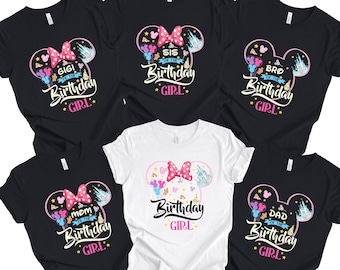 Birthday Shirts for Women, Minnie Birthday Squad, Disney Squad Shirt, Disney Birthday Girl Shirt, Birthday Crew Shirt, Disneyland Birthday