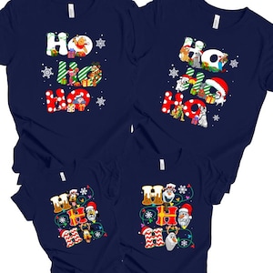 Ho Ho Ho Disney Christmas Shirt, Ho Ho Ho Shirt, Christmas Ho Ho Ho, Ho Ho Ho Christmas Vintage Shirt, Christmas Gift Shirt, Christmas Shirt