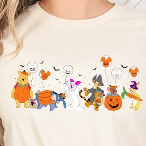 Winnie the Pooh Halloween Shirt: Retro Disneyland Family Tee