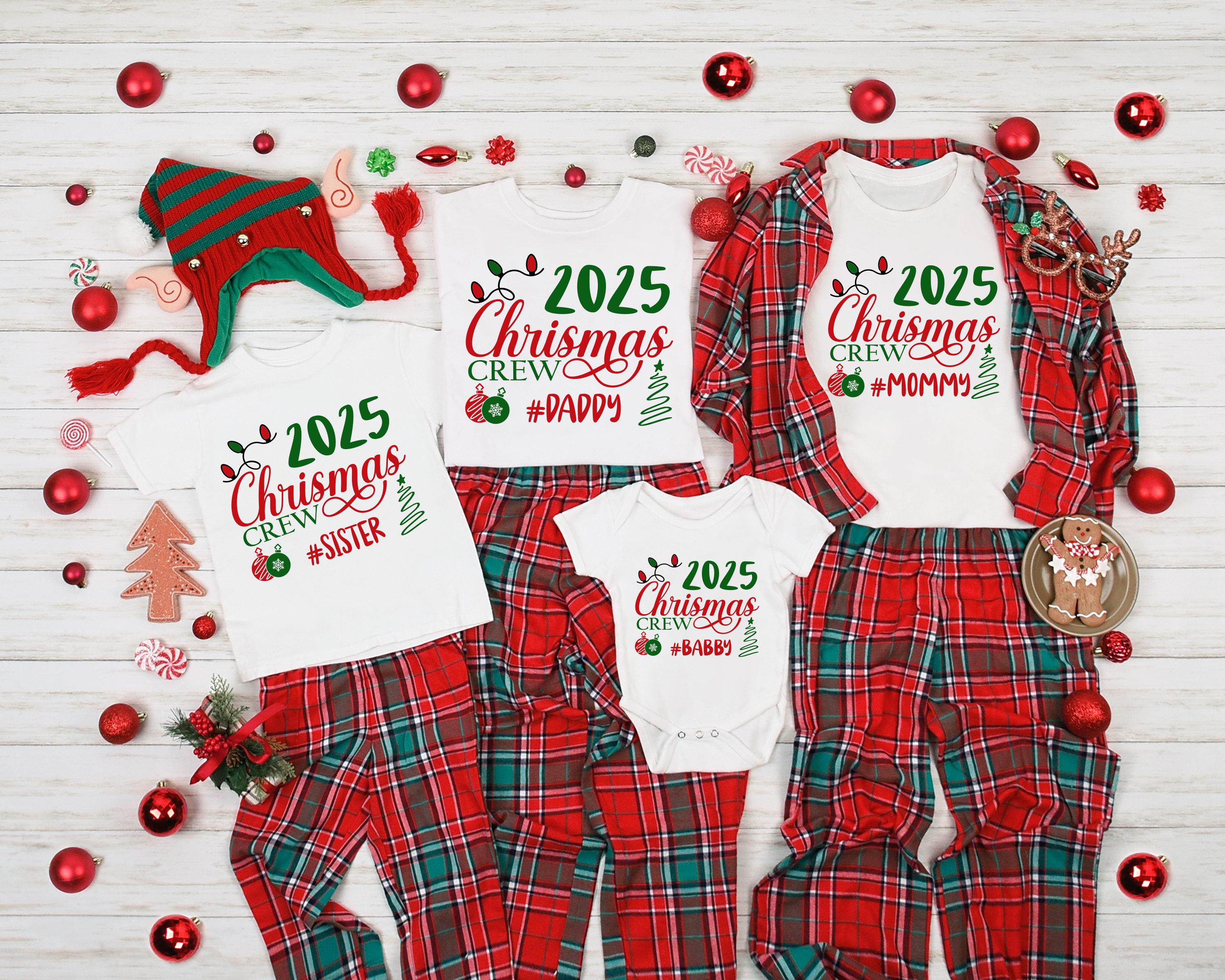Family Christmas Crew 2025, Family Christmas 2025 Shirt, Christmas Shirt, Christmas gift, Christmas Party shirt, Christmas family shirt