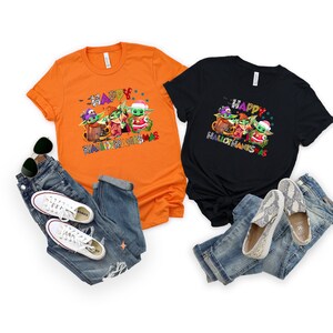 Halloween Thanksgiving Christmas Baby Yoda Shirt, Happy HalloThanksMas Sweatshirts, Happy Hallothanksmas Shirts, Funny Halloween Shirt