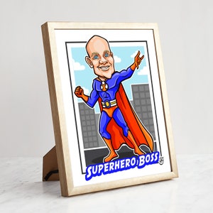 Custom Office Caricature, Office Portrait, Caricature from Photo, Digital Portrait, Office Gift, Boss Caricature, Personalized Gift