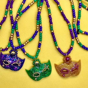 Mardi Gras Beads set of three