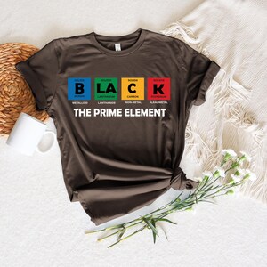 Black the Prime Element Sweatshirt, Proud Black Sweatshirt, Melanin Gift, Black History Hoodie, Black Girl Magic Tshirt,Black Christmas Gift