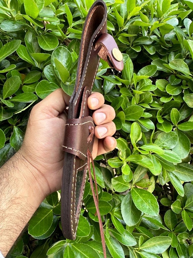 Custom Handmade 5 Fixed Blade Knife Leather Sheath Knife Holster EDC