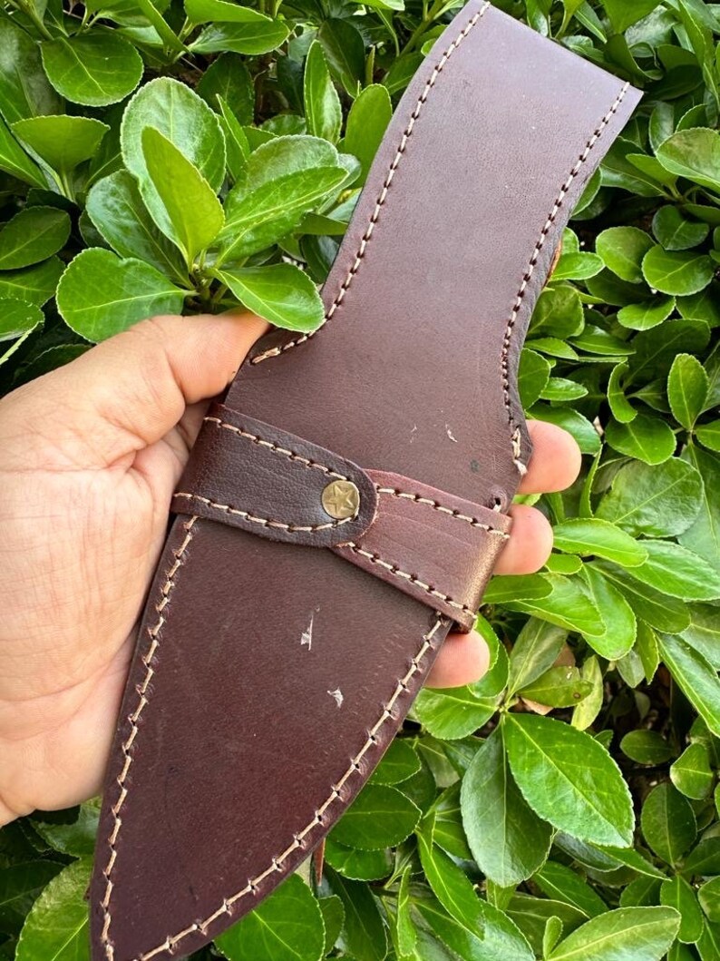 Custom Handmade 5 Fixed Blade Knife Leather Sheath Knife Holster EDC