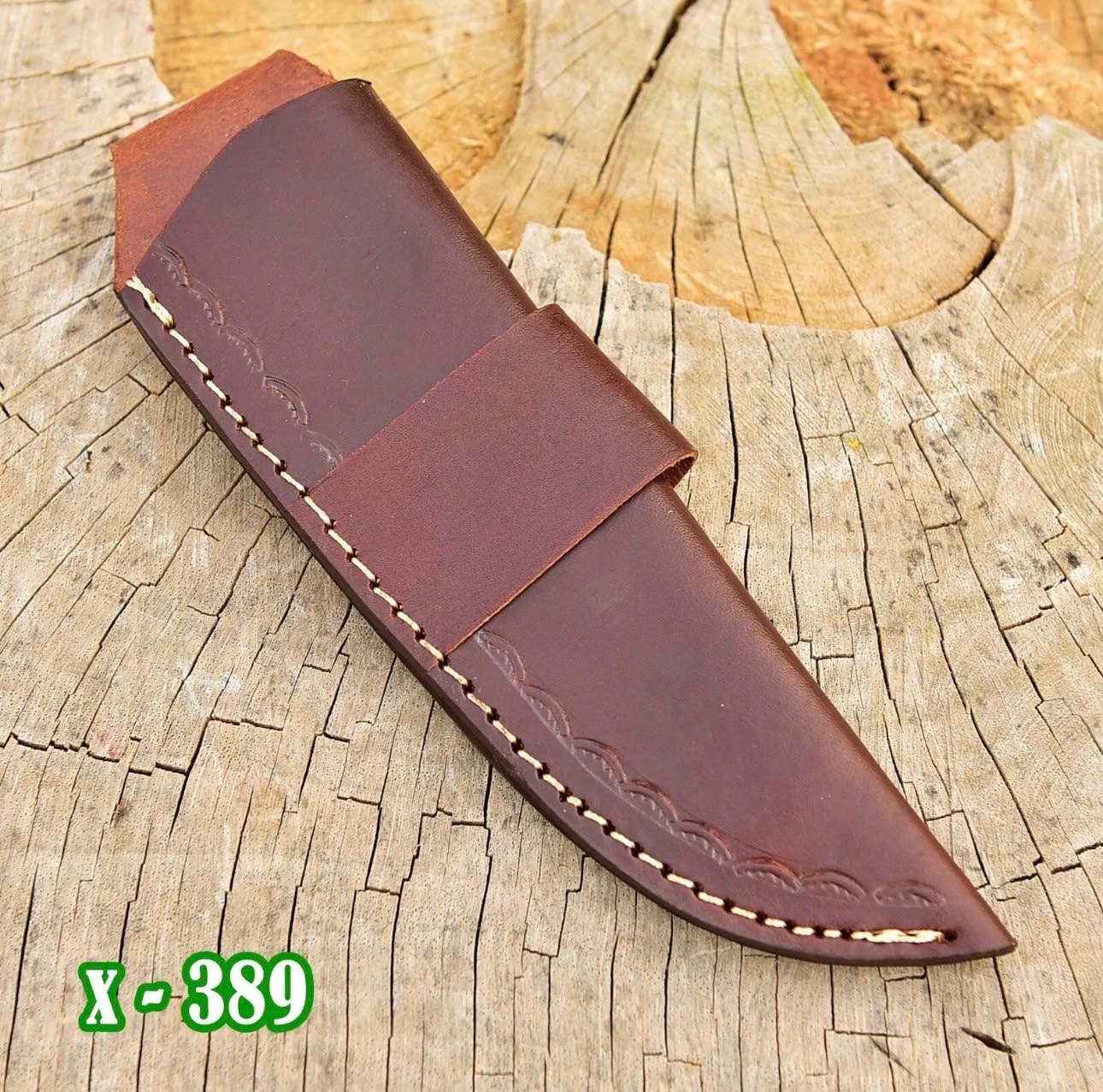 Handmade FIXED BLADE KNIFE Genuine Leather Sheath / Knife Holster