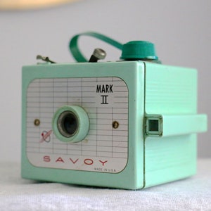 Vintage filmcamera - Savoy Mark II Mintgroen