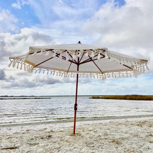 Pattern for a crocheted parasol / crochet parasol (Dutch version)