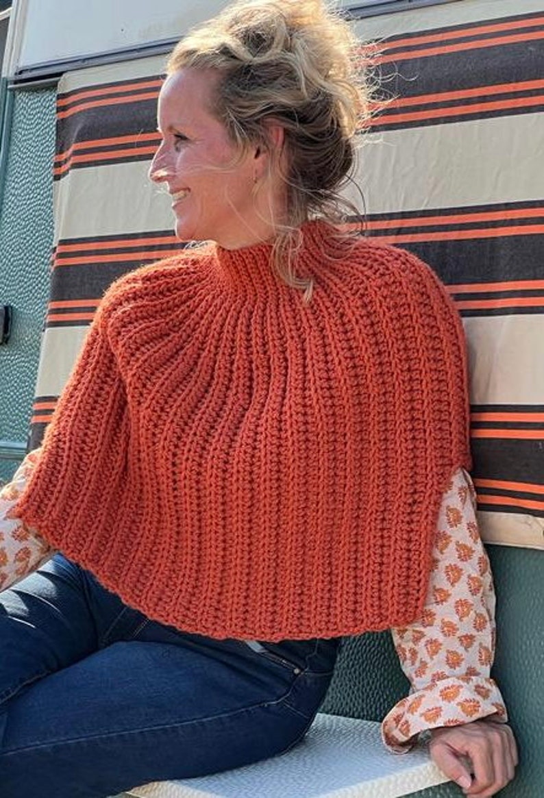 Crochet Pattern Poncho / Crochet Pattern Sleeveless Cardigan Etsy