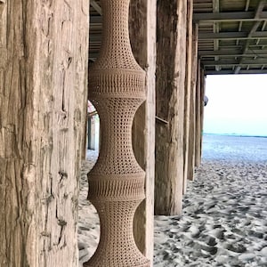 Crochet pattern Fisherman&#39;s lamp / crochet pattern fishnet lamp