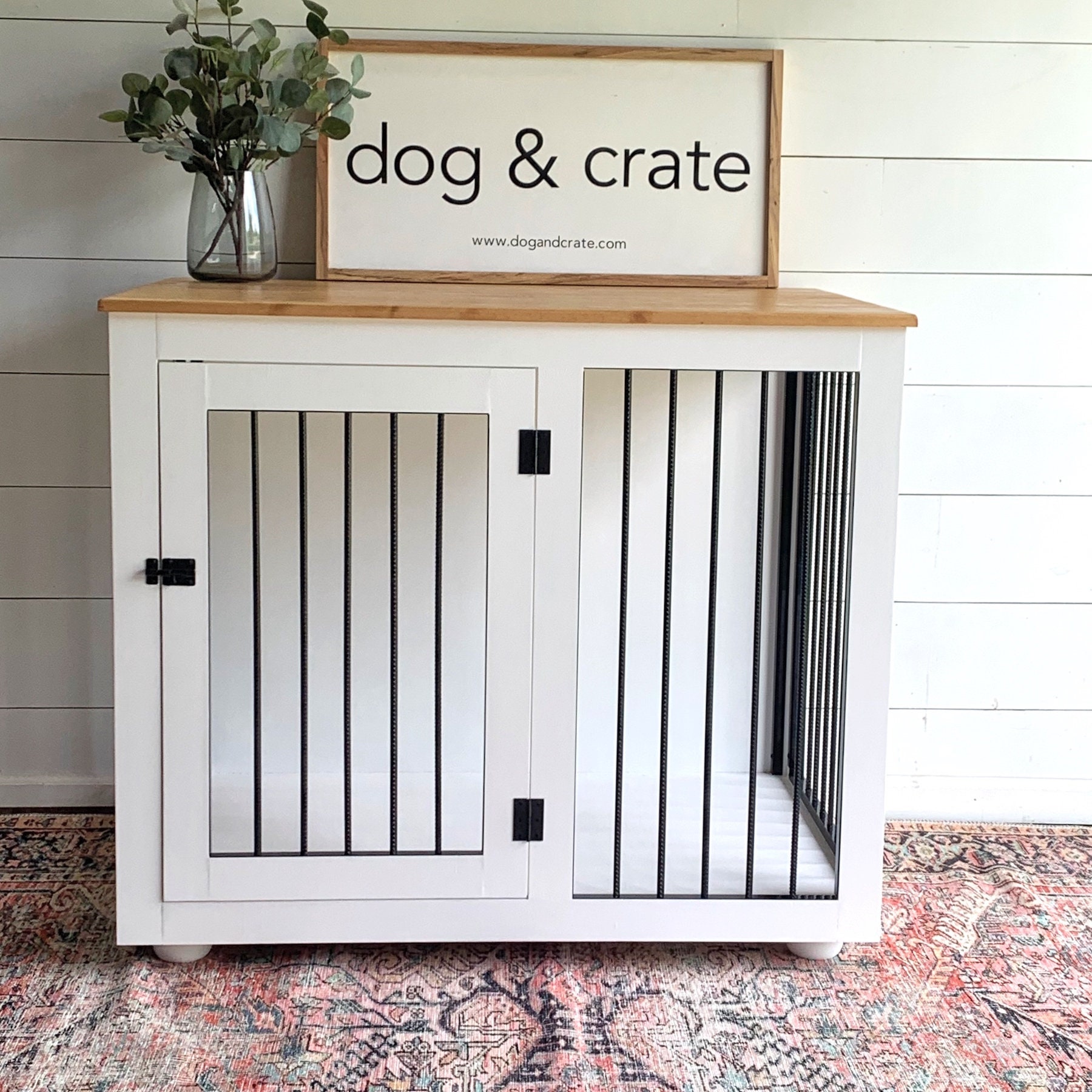 XL Single Dog Crate DIY Plans Extra Large Wooden Dog Kennel Plans, Dog Crate Furniture Download