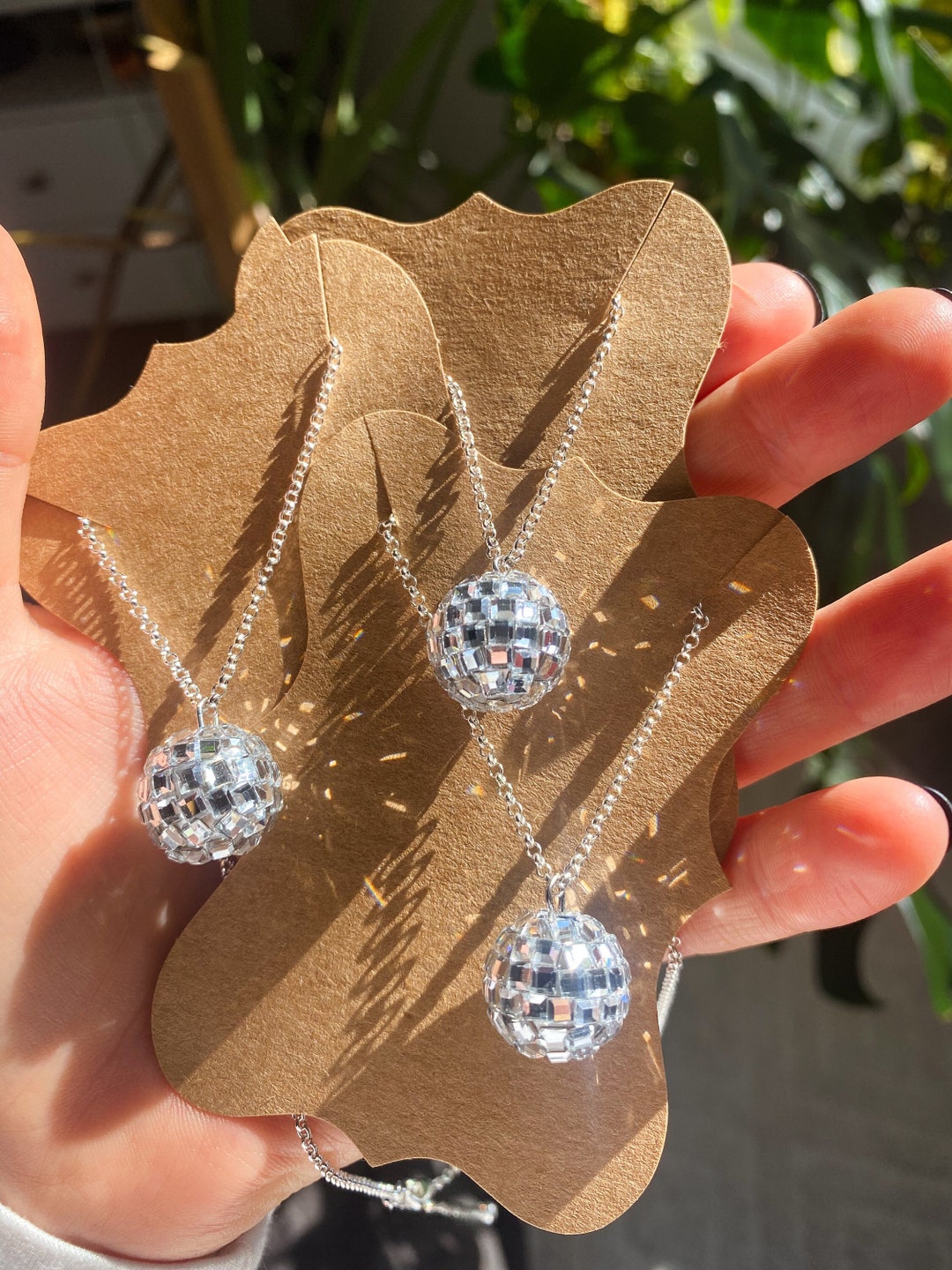 Discoball Necklace Taylor Swift Necklace, Mirrorball Necklace