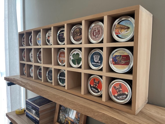 Tobacco Cabinet, 24 Mason Jar Display
