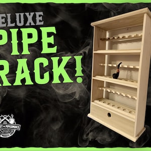 Pipe Rack, Tobacco Pipe Rack, Pipe Holder, Tobacco Pipe Stand
