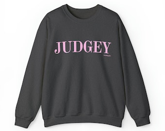 JUDGEY (pink) Crewneck Sweatshirt