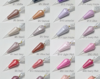 100grams Decoden Cream Glue, for DIY, 40 colors ,  Fake whipped cream, perfect for beginners, with piping tips