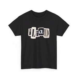 Iliad Letters Unisex Heavy Cotton Tee