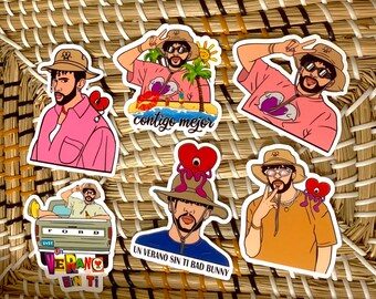 Bad bunny stickers