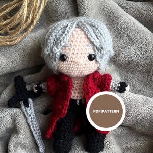 Dante Sparda Amigurumi Schnittmuster - Der Teufel möge weinen